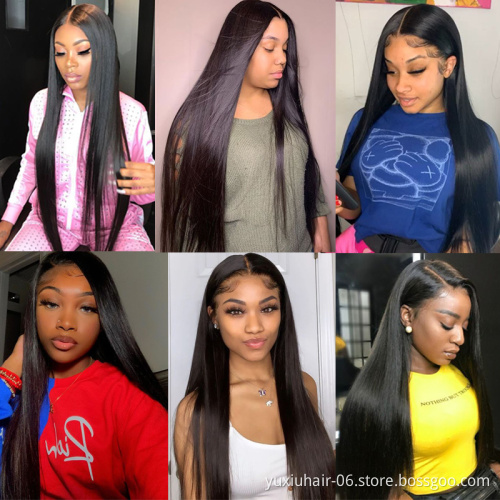 Wholesale Indian Straight Hair Bundles 4*4 Closure 100% Natural Human Hair Bundles Double Wefts Thick Remy Hair Extension